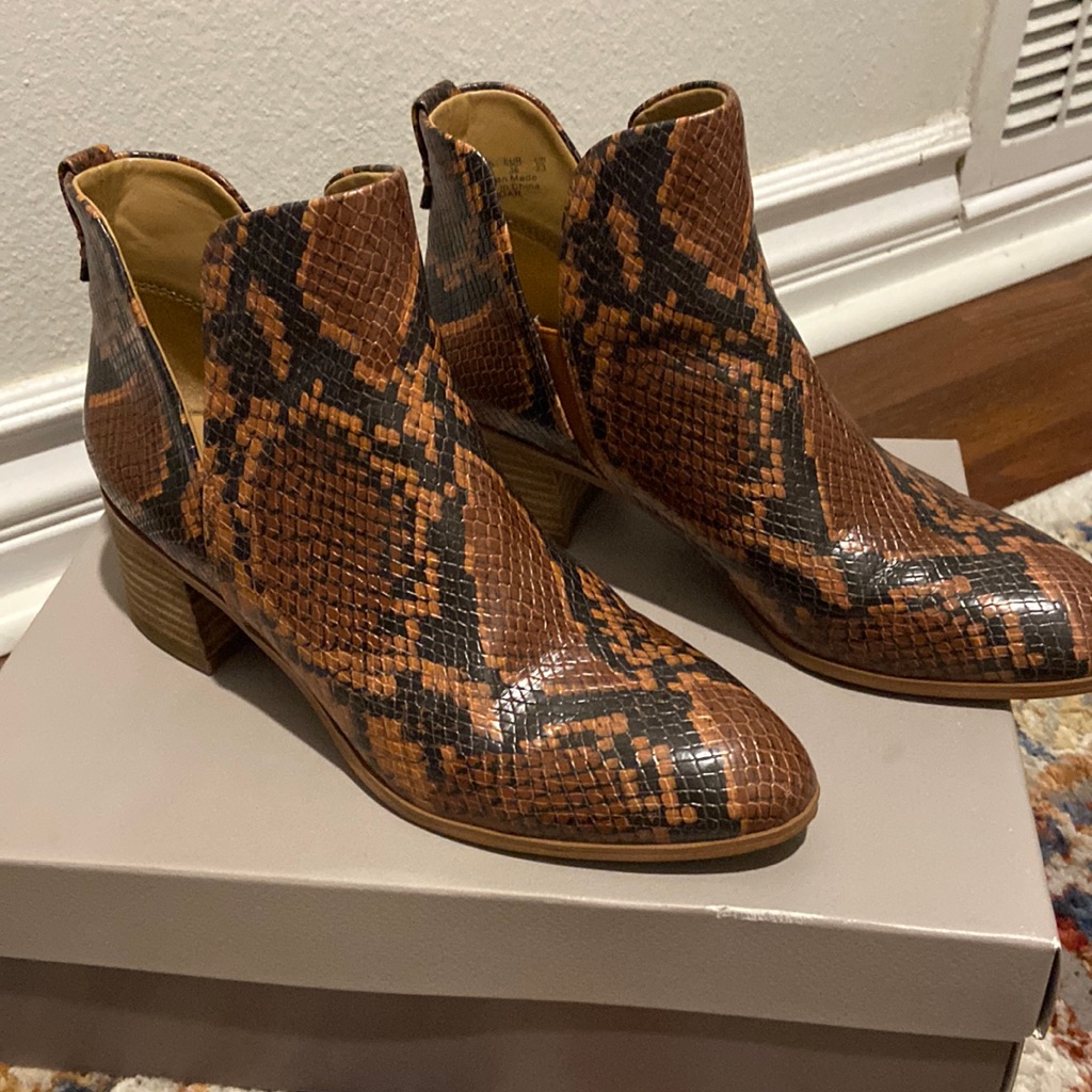 Franco Sarto Python Boots